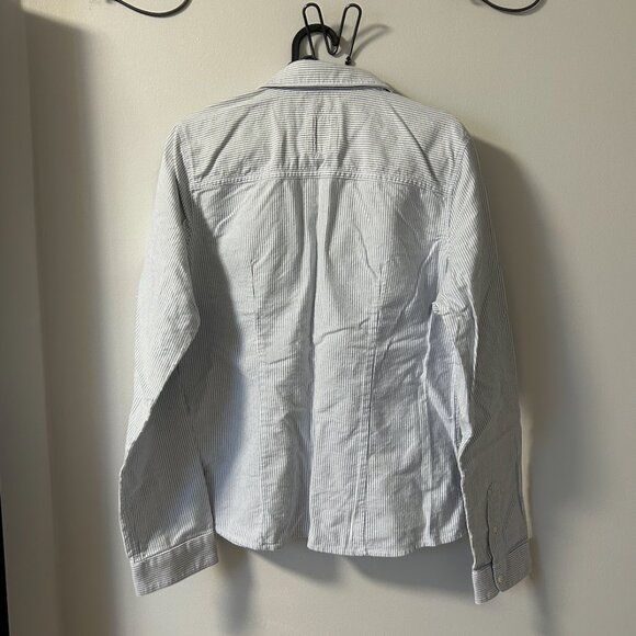Hollister Striped Button Up Shirt (100% Cotton) - Picture 2 of 2
